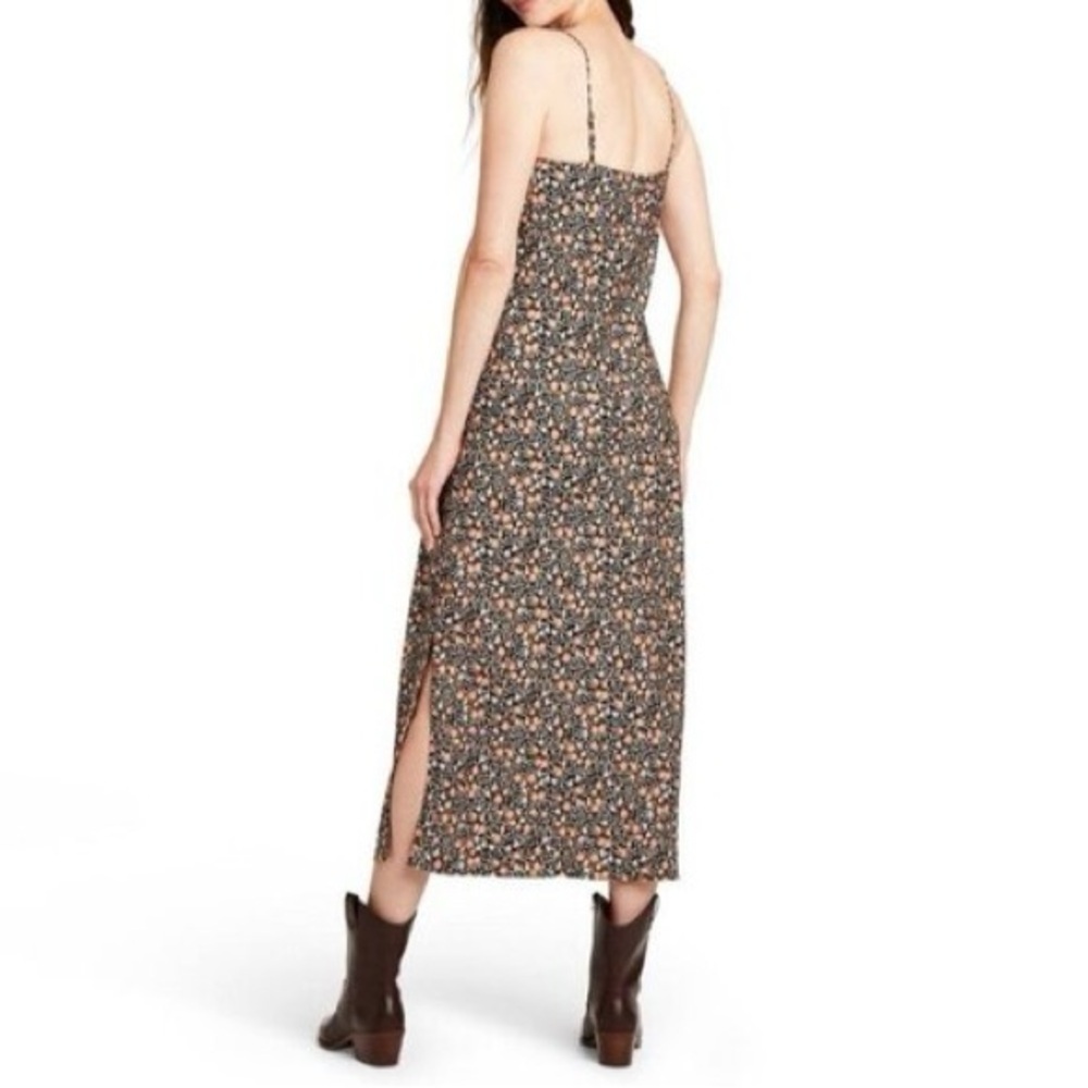 Nili Lotan X Target Floral Slip Dress Strap Dress. Pre-Owned. - Picture 2 of 9